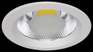 Foco embutido aluminio blanco Ø23 cm LED 25W - MUFO0009