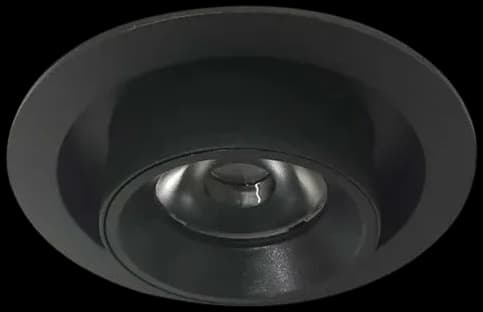 Foco embutido extraible aluminio negro 11 cm 12W LED - MUFO0134