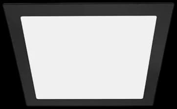 Foco embutido Negro 22,5x22,5 cm LED 18W - BEFO0041