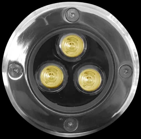 Foco embutido piso exterior acero inoxidable IP 65 Ø10x9 cm LED 3W - BEFO0038