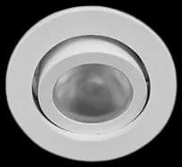 Foco embutido policarbonato blanco Ø3.7 cm 1W LED - GLFO0021