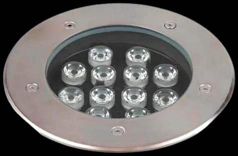 Foco piso acero exterior LED 12W - ANFO0008