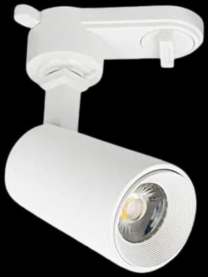 Foco riel metal blanco Ø 4,5x10 cm LED 7W - MUFO0065