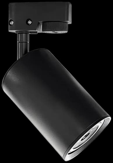 Foco riel metal negro dimeable 12,5x18 cm LED 6W - TOFO0058