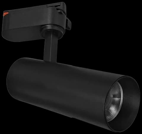 Foco riel metal negro Ø 6x19,6 cm LED 15W 3000K-4000K-6000K- MUFO0143
