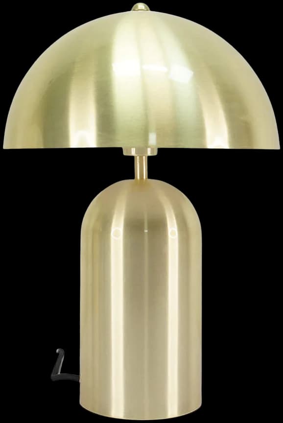 Lámpara de mesa metal oro Ø25x36 cm - OPLS0038