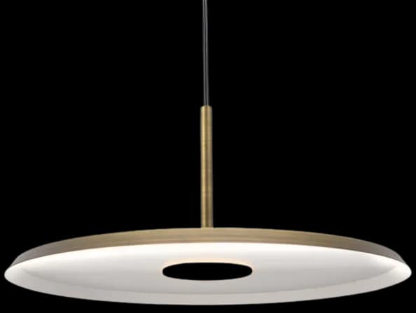 Suspendido color bronce antiguo, LED SMD 2700K, 12W, 220V AC - VKLC0002