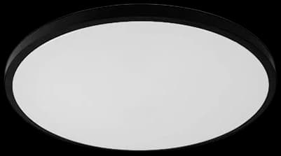 Plafón metal negro Ø 50 cm LED 48W - TOPL0008