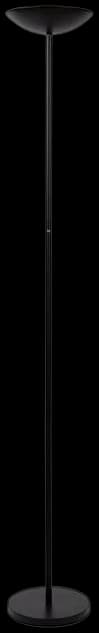 Lampara de pie metal negro Ø25,4x53,2x1,80 cm dimeable 20W LED - LULP0093