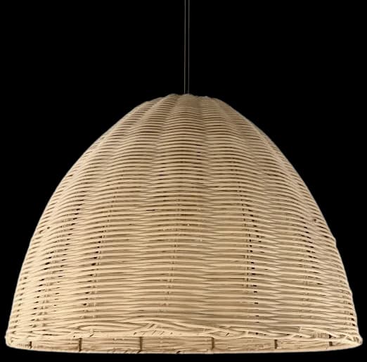 Lámpara colgante ratán Ø40 cm E27 - ILLC0006