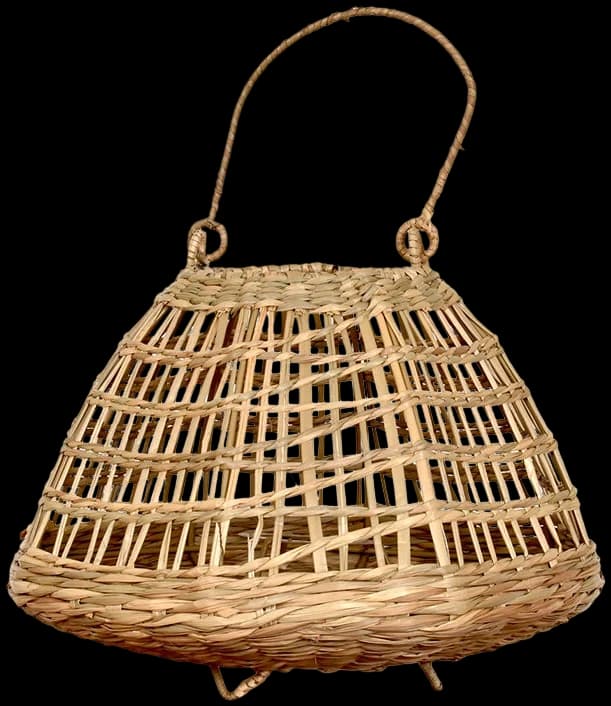 Lámpara sobremesa fibra natural