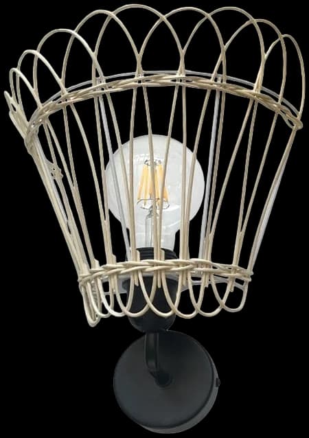 Aplique Flower rattan