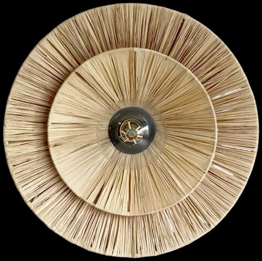Aplique raffia round