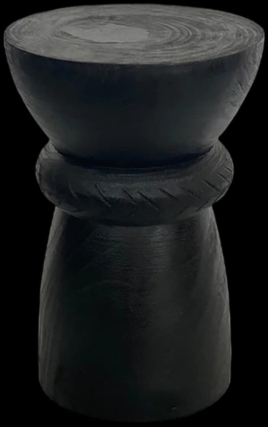 Taburete Madera Nat Black