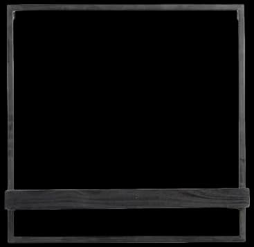 Repisa Park 50 x 50 cms Negra
