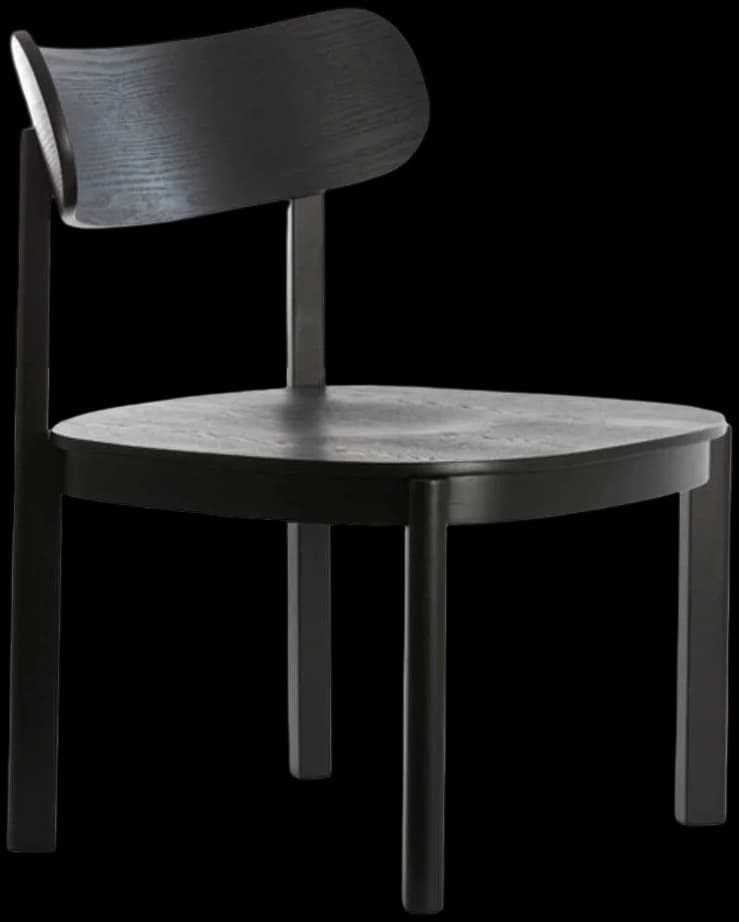 Sitial / poltrona - Total black