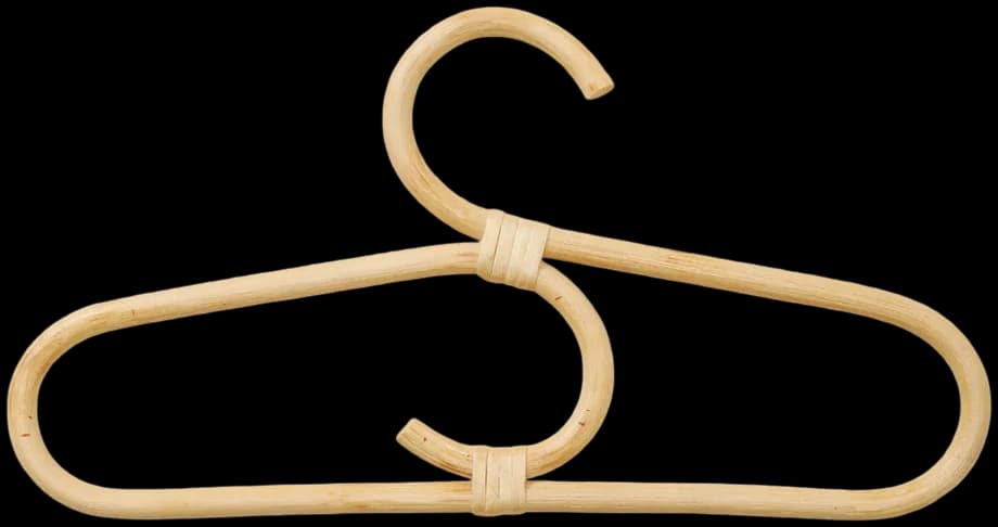 Pack 3 perchas rattan