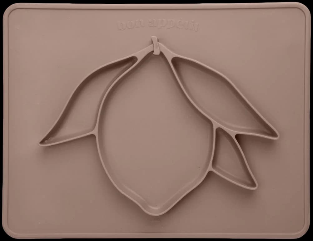 Plato / Individual Silicona Lemon - Bark