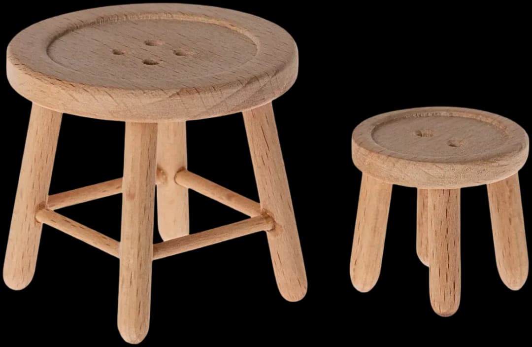 Mesa y piso para ratoncitos