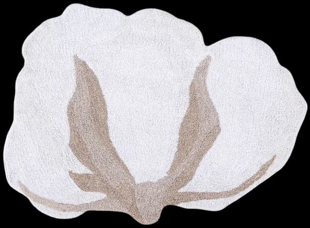 Alfombra lavable Cotton Flower