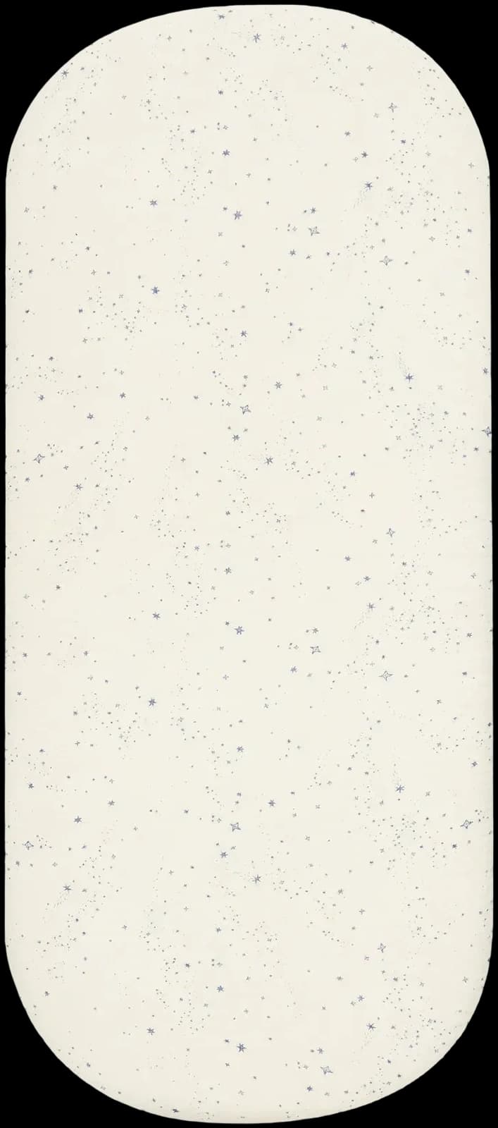 Sábana Bajera Moisés Newborn Wabi Sabi (doble gasa de algodón lavado) - Blue milky way
