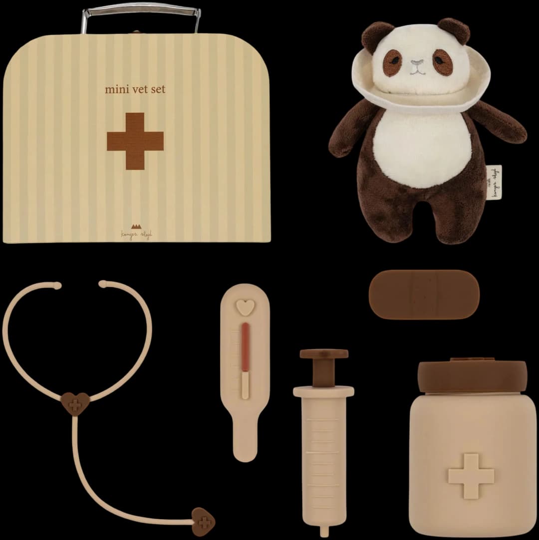 Set veterinario silicona - panda