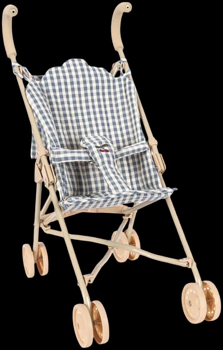 Coche para Muñeca - Blue Check