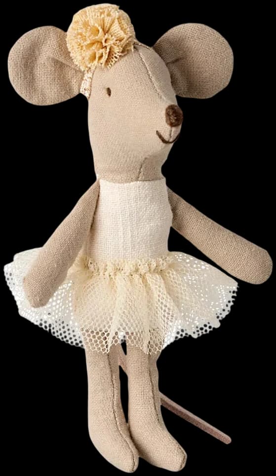 Ratoncito - Ballerina Mouse Little Sister Off White