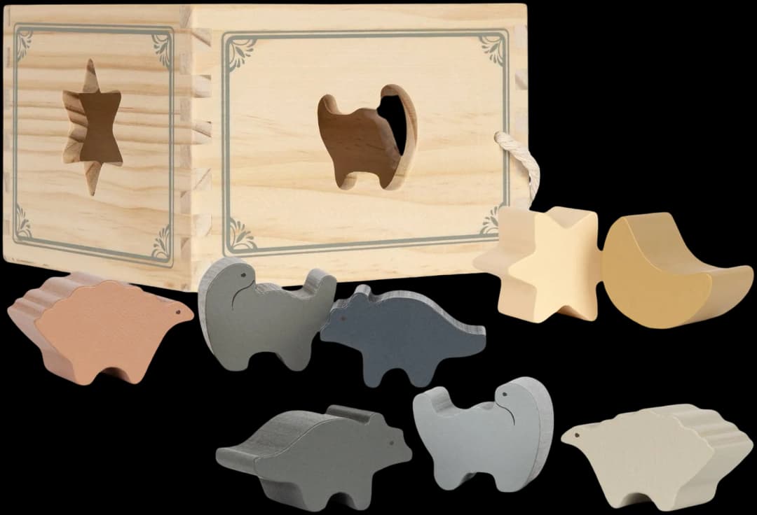 Juego de encaje - Dino Shape Sorter