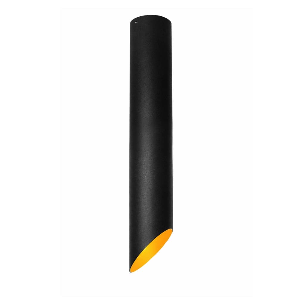 Foco sobrepuesto negro interior dorado LED 13W - FLFO0002