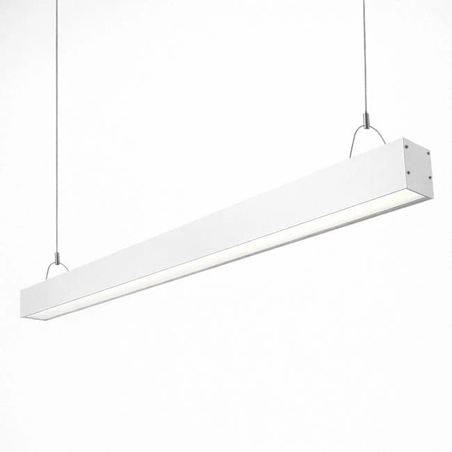 Lámpara colgante aluminio Blanco 120x5x7 cm LED 40W - KOLC0005