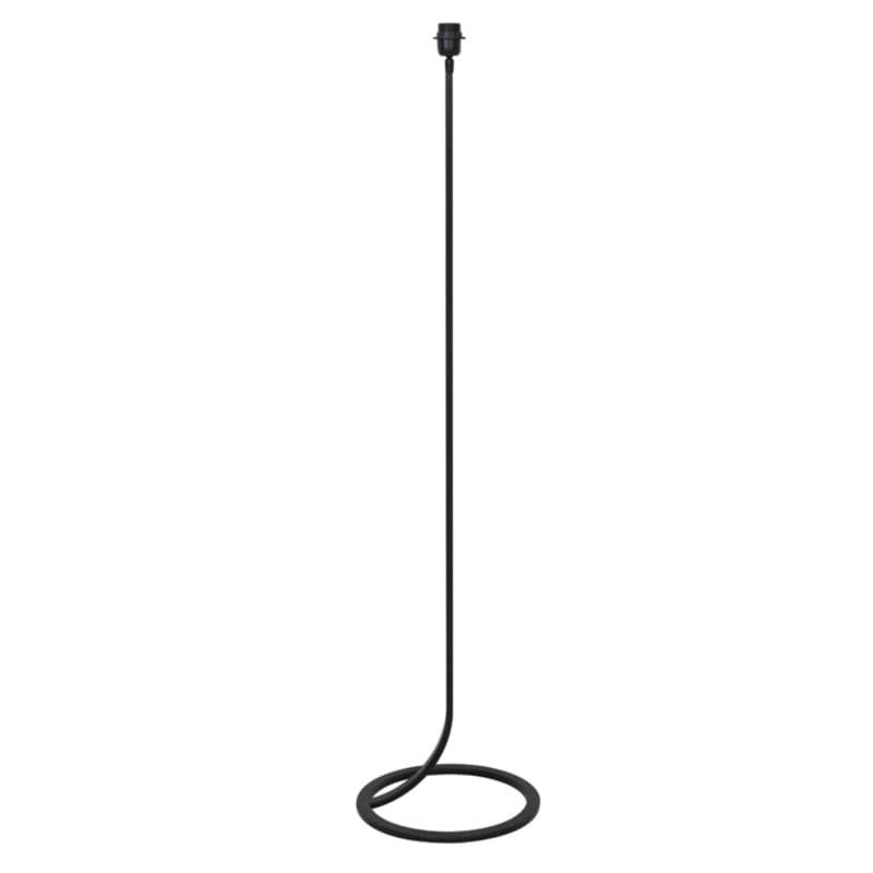 Lámpara de pie metal negro Ø36x138 E27 - LLLP0101