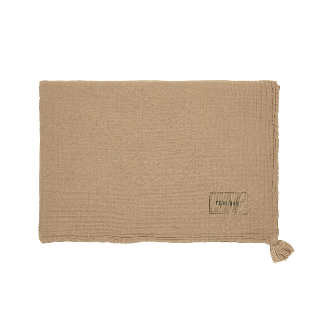 Manta de muselina doble Wabi Sabi - Sesame