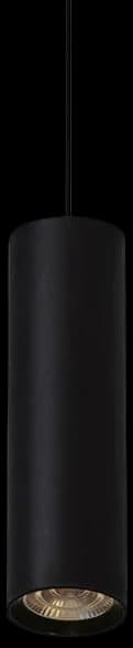 Lámpara colgante metal negro Ø6 cm LED 15W - TOLC0003
