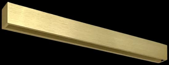 Apliqué bidireccional metal oro luz indirecta 80x6 cm LED 25W - TOAP0073