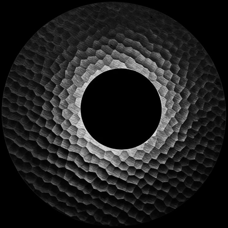 Apliqué madera aluminio negro cm LED 10W - ZIAP0006