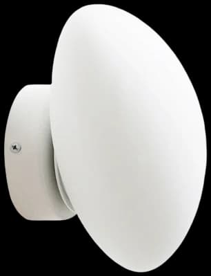 Apliqué metal blanco vidrio empavonado de 13,5x25 cm LED 5W - ONAP0047