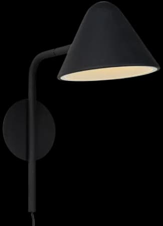 Aplique metal negro Ø15x30 cm G9 - LGAP0068