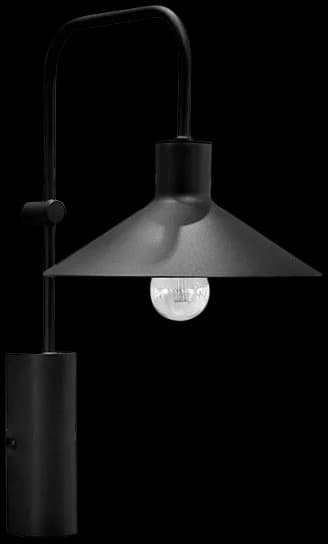 Aplique metal negro Ø20x30x40 cm E27 - LGAP0132
