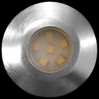 Foco embutido aluminio piso exterior IP65 corte Ø 3,5 cm LED 1 W - MUFO0042