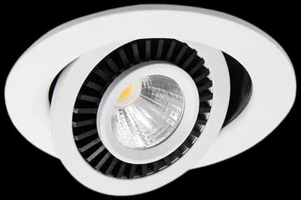 Foco embutido dimeable aluminio blanco Ø 13,5 cm LED 15W - TOFO0014