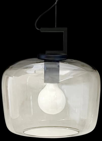 Lámpara colgante vidrio Ø25x30 cm E27 - LGLC0169