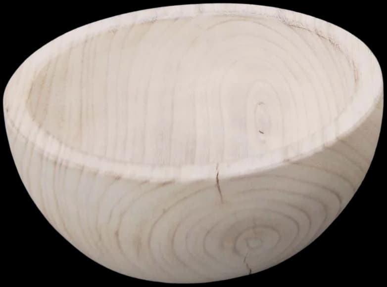 Cuenco en Madera de Paulownia - Hiedra