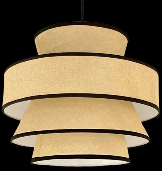 Lámpara colgante rafia natural Ø40 cm E27 - ILLC0005