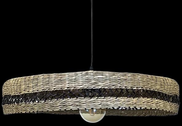 Lámpara colgante ratán natural Ø60 cm E27 - NNLC0001
