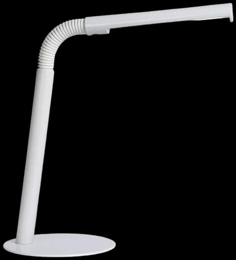 Lámpara sobremesa metal blanco flexible 14x49 cm LED 3W - LULS0109
