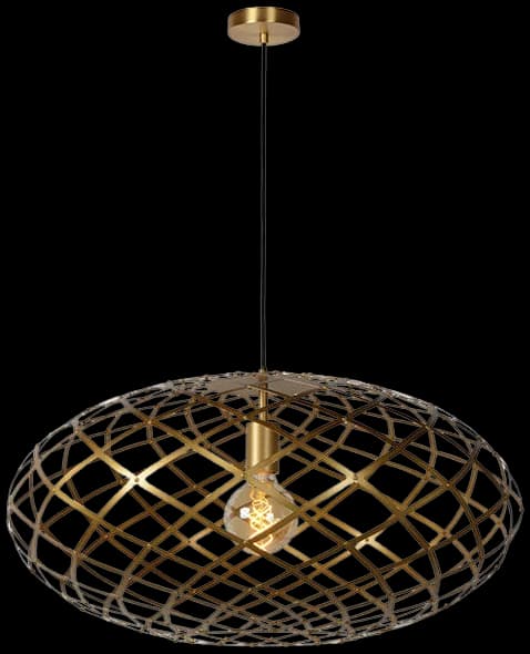 Lámpara colgante metal oro mate Ø 65 cm E27 - LULC0159