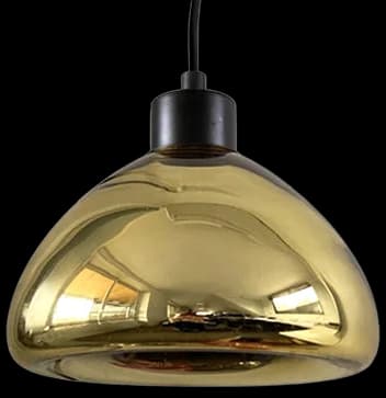 Lámpara colgante oro negro Ø 18 cm GU10 - JILC0004