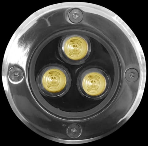 Foco embutido piso exterior acero inoxidable IP 65 Ø8x7 cm LED 3W - BEFO0043