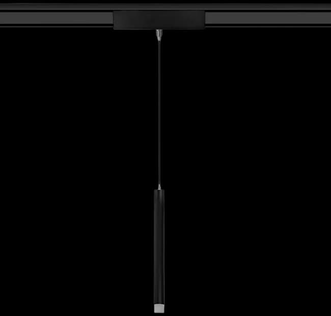 Lámpara colgante para riel magnético aluminio Negro 22 cm LED 6W TUYA - ARLC0041